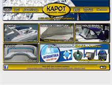 Tablet Screenshot of kapot.com.br